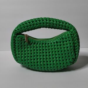 Green Woven Sincerely Jules Bag